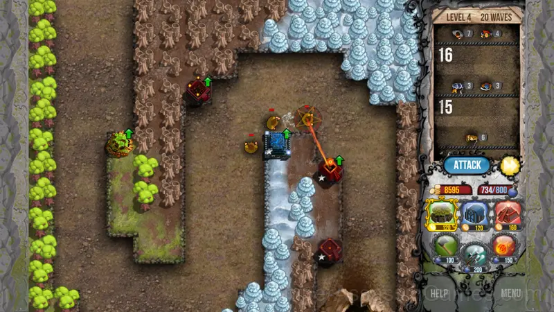 Cursed Treasure gameplay screenshot 1