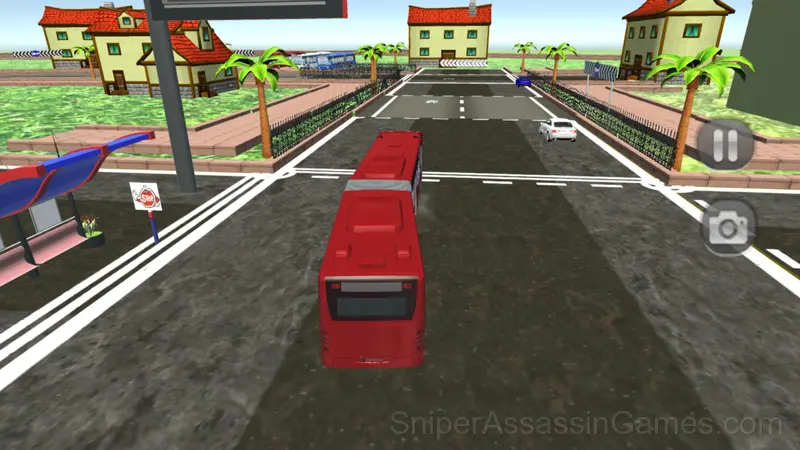 City Bus Simulator gameplay screenshot 1
