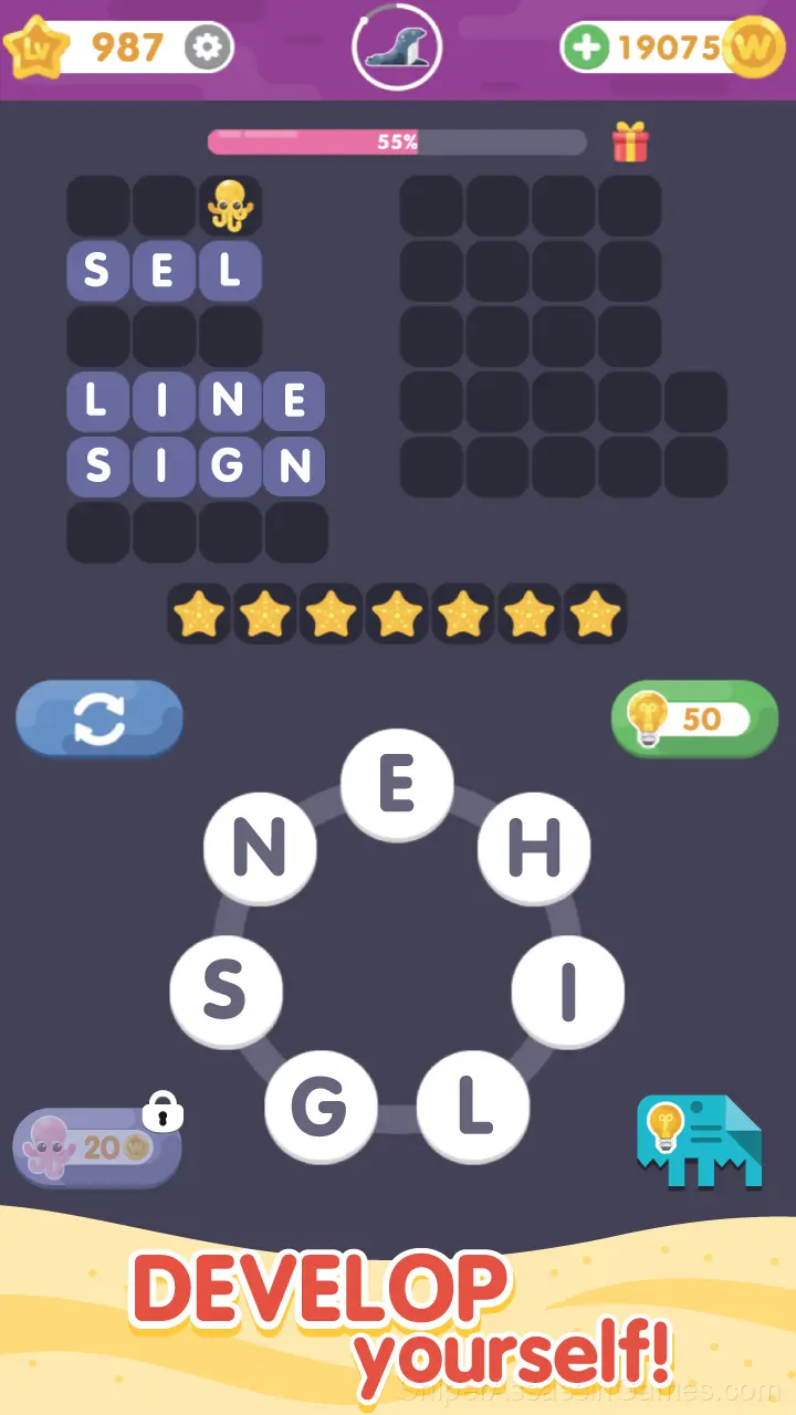 Sea of Words gameplay screenshot 3