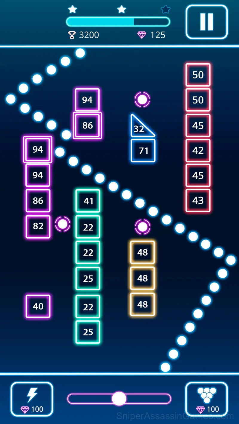 Bricks Breaker: Deluxe Crusher gameplay screenshot 2