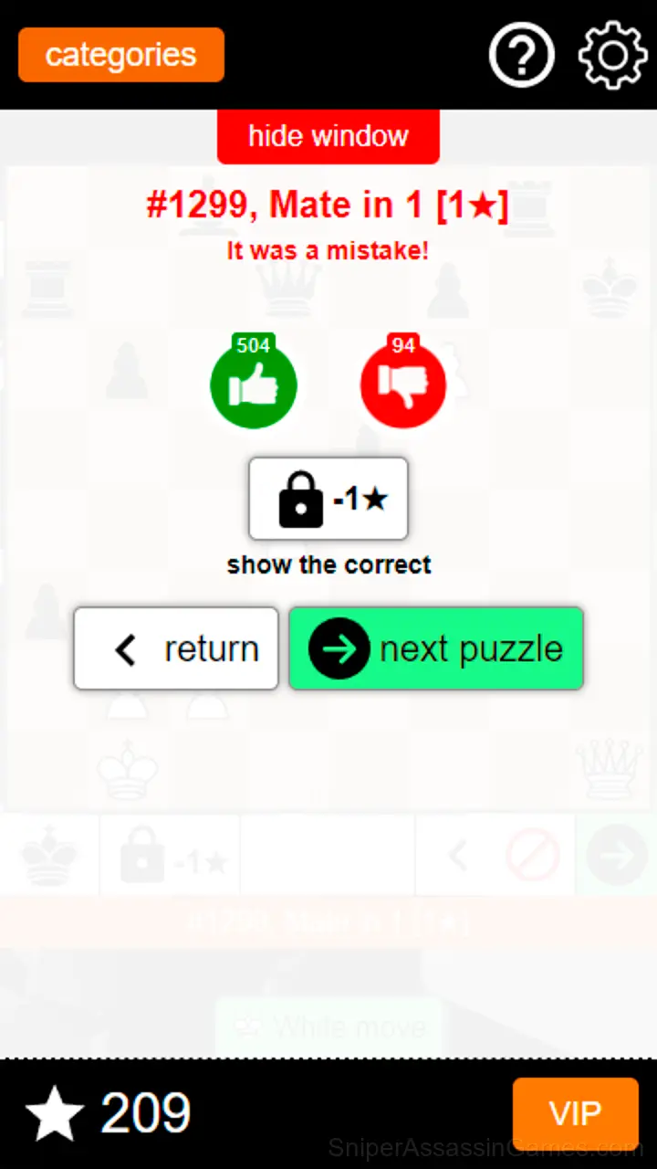 Chess puzzles gameplay screenshot 4
