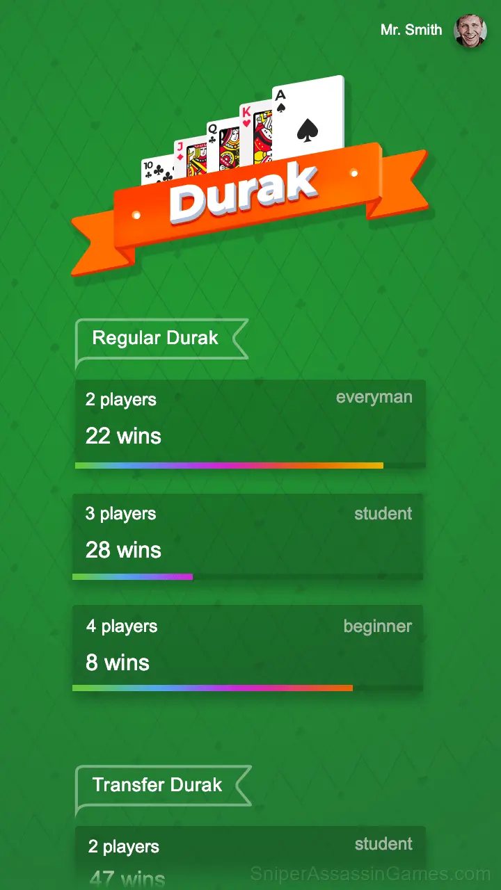 Durak gameplay screenshot 1